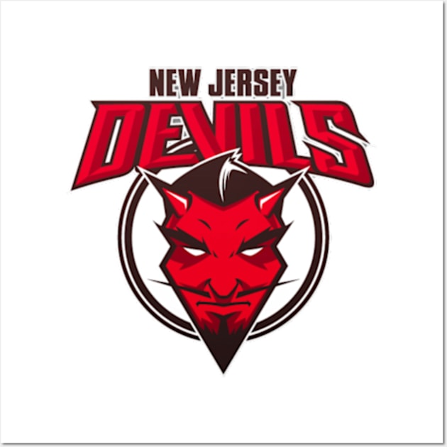 New Jersey Devils Wall Art by Jedistudios 